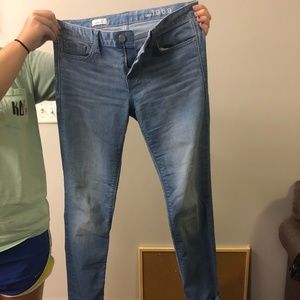 Gap Light Wash Straight Jeans
